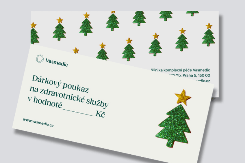 Vánoční dárkový poukaz na zdravotnické služby Vasmedic