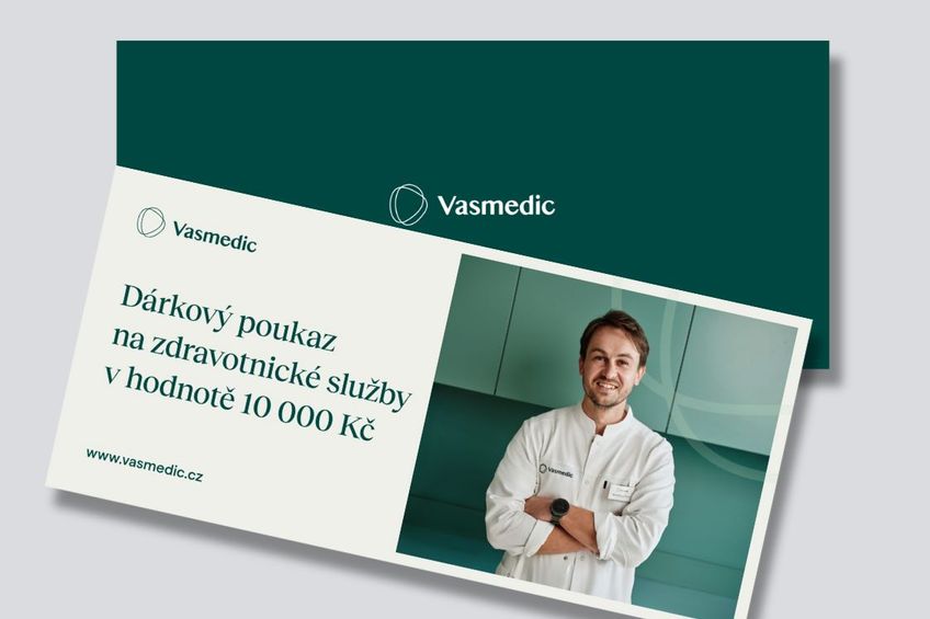 Dárkový poukaz na zdravotnické služby Vasmedic 10 000 Kč